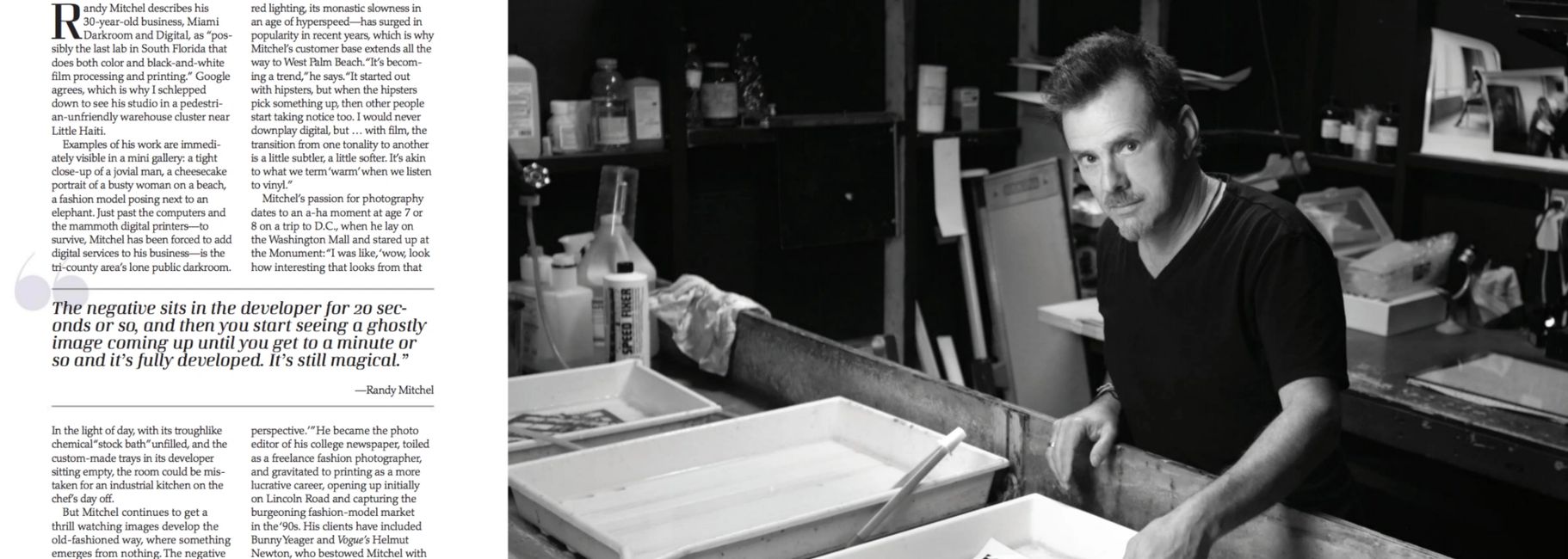 darkroom and digital